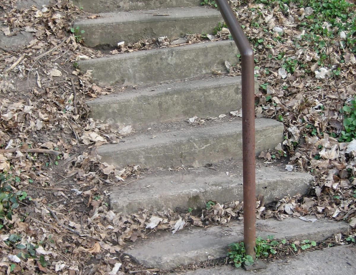 Stairs. Yes, it’s a bit on the nose.