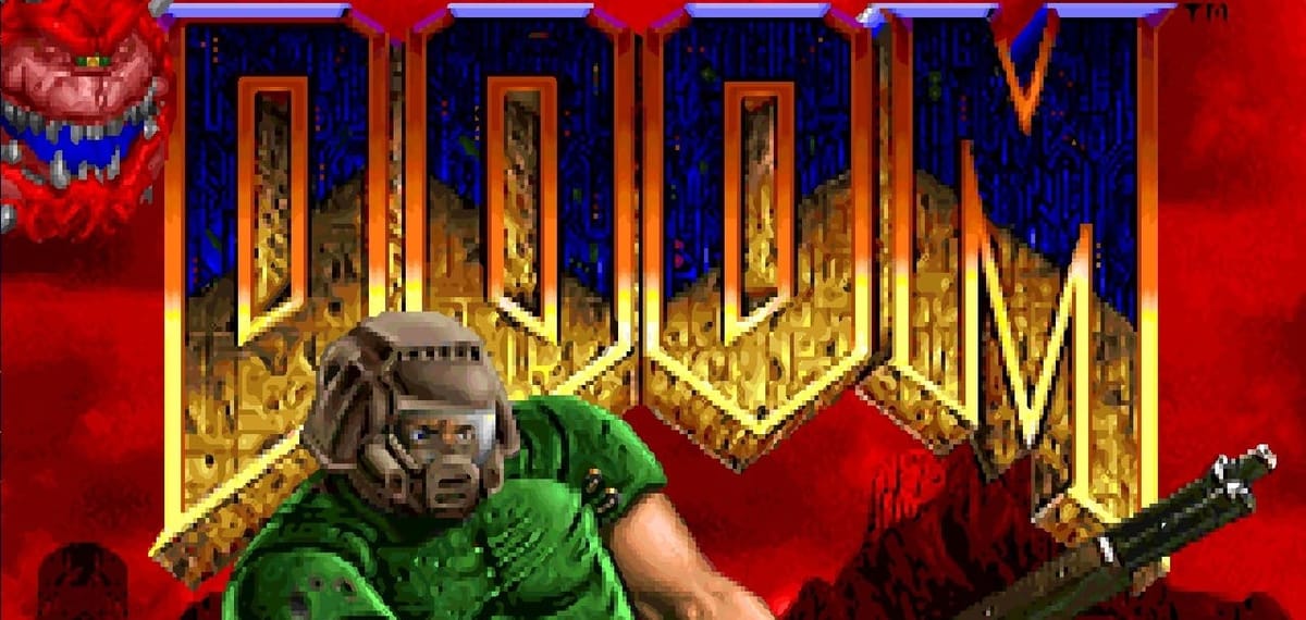 The Doom title screen
