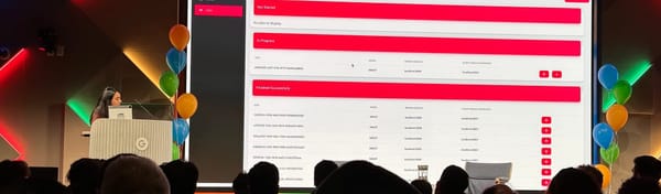 Sana Ayromlou demonstrates some federated learning tools at the Toronto AI Tinkerers event, Jan 2025